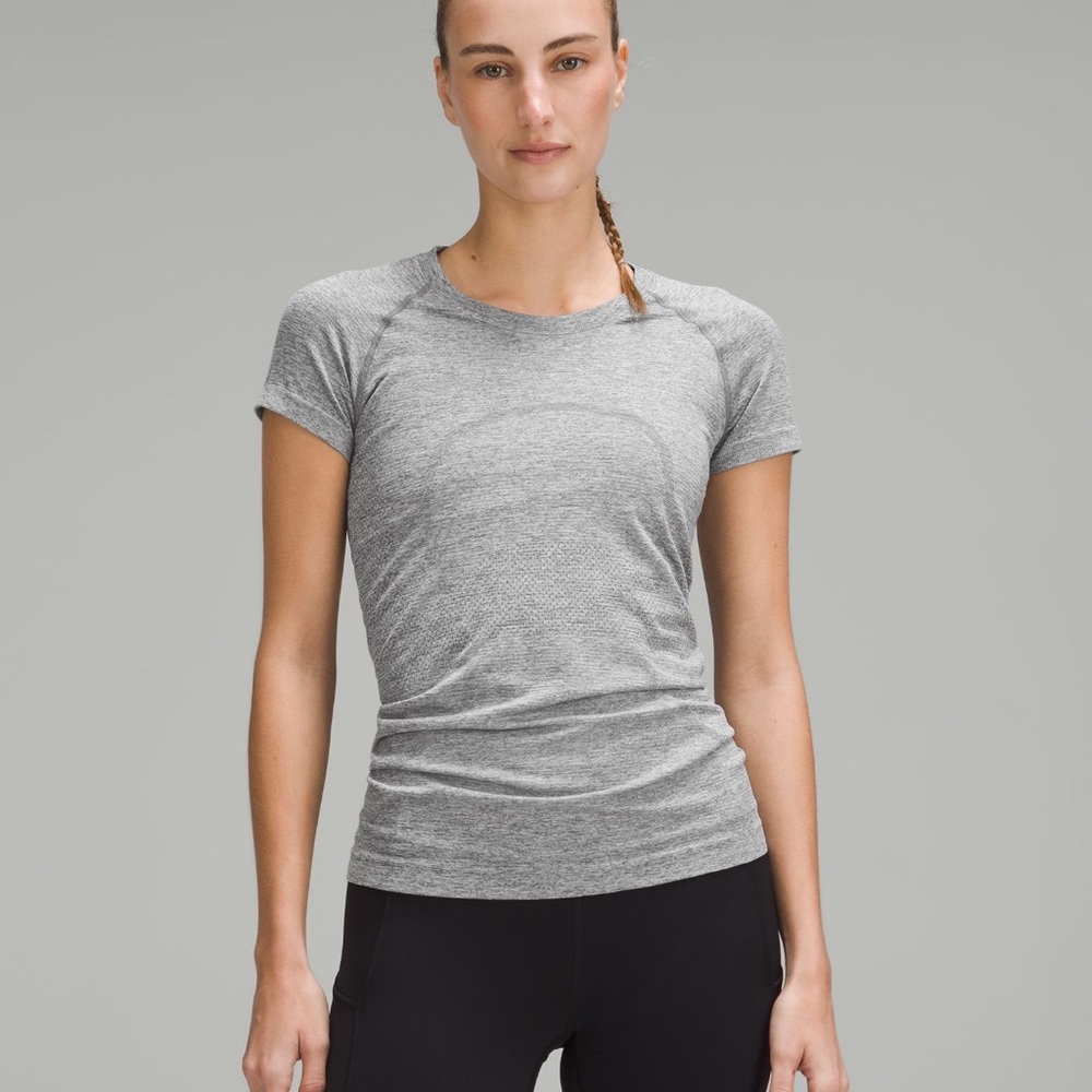 Gray Women's LuLu Swiftly Tee